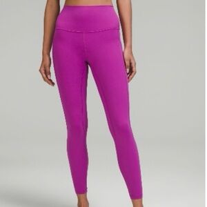 NWT Lululemon Align High-Rise Pant with Pockets 25” in Vivid Plum 12